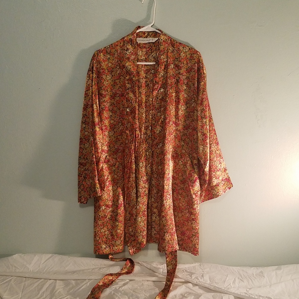Floral/Summer/Spring Satin Victoria Secret Robe